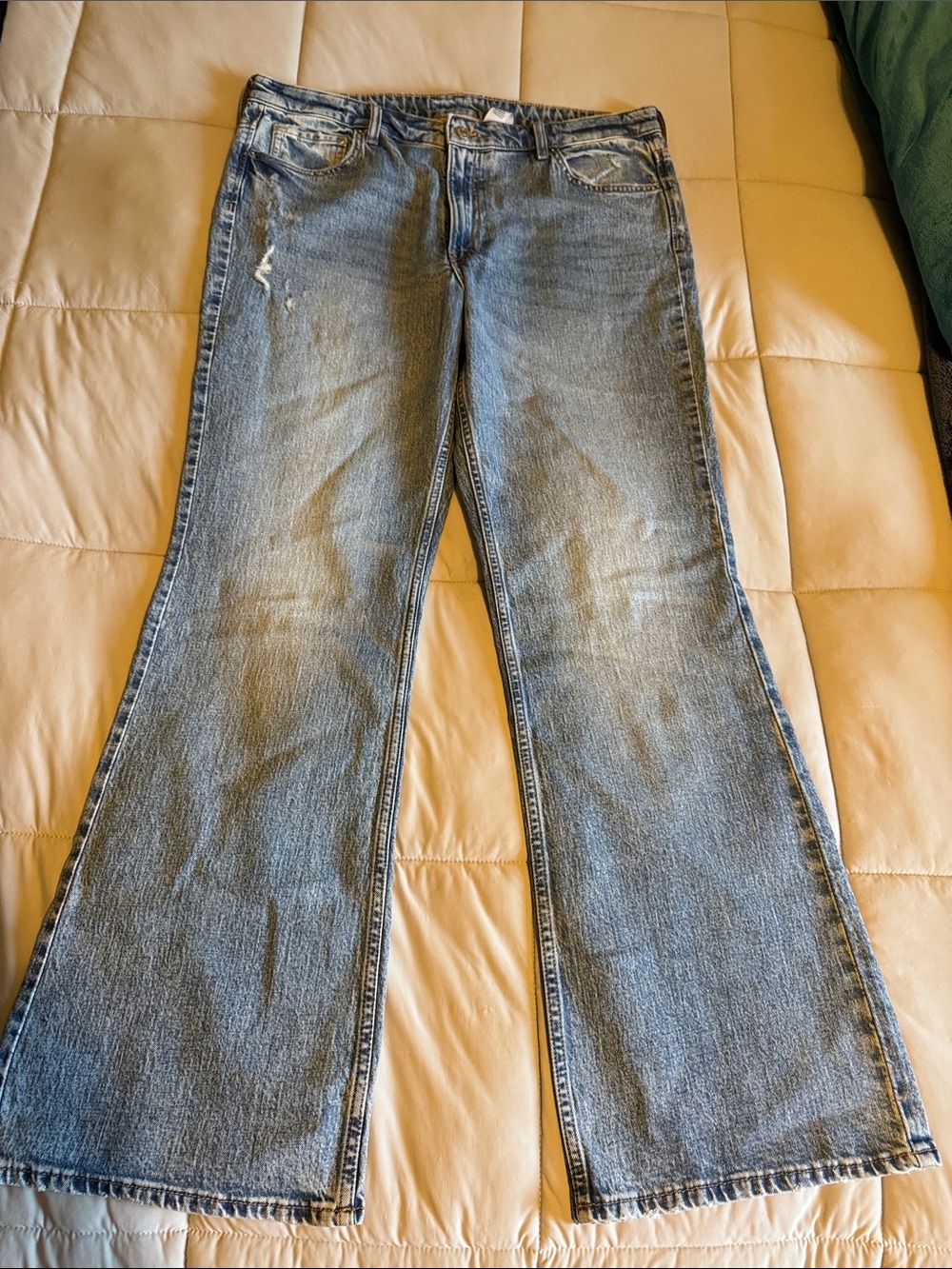 H&M Light Blue Bootcut Jeans